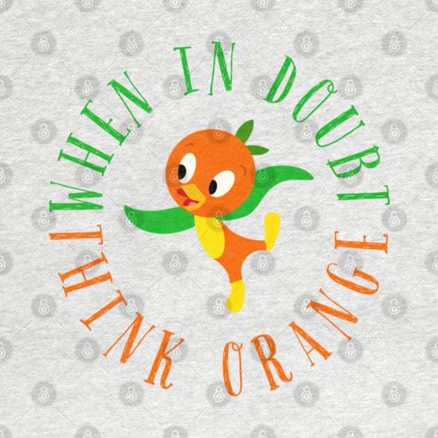 Orange bird by Hundred Acre Woods Designs